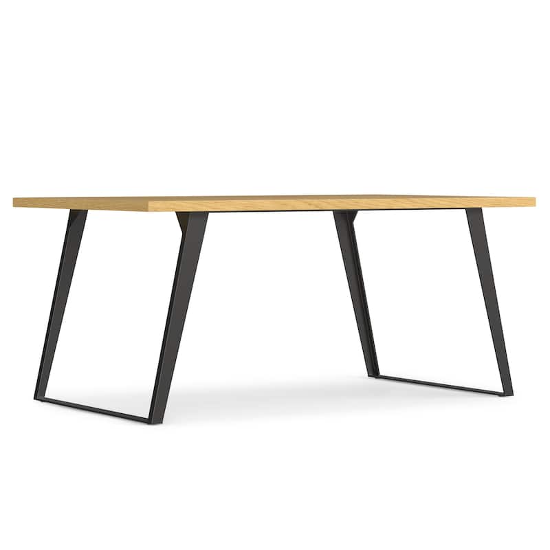 WyndenHall Mitchell 66 inch x 40 inch Rectangle Modern Industrial Dining Table - 66 inches wide