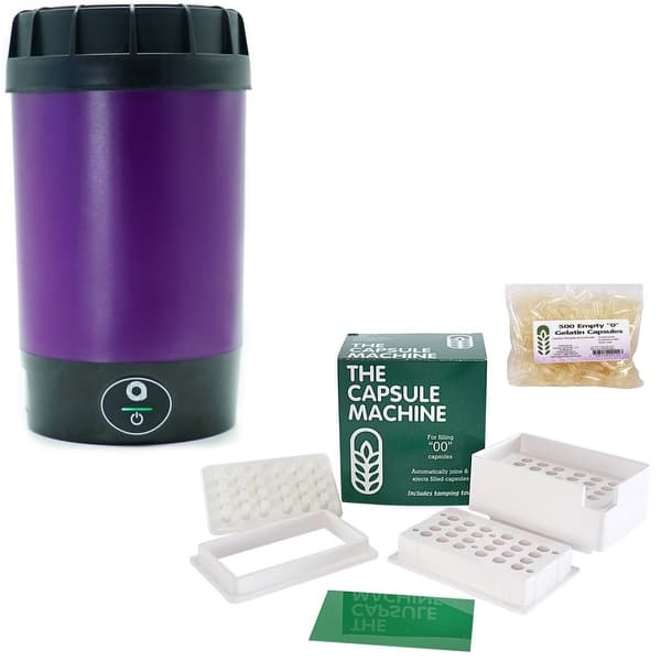 Ardent Nova with The Capsule Machine 00 and 100 Whole Empty 00 Gelatin ...