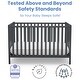 preview thumbnail 17 of 17, Heartland 4-in-1 Convertible Crib, Greenguard Gold Certified, Bianca White