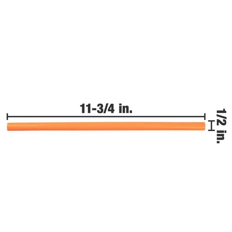 Merola Tile Twist Orange Sunset 1/2" x 11-3/4" Ceramic Wall Trim - (1 Tile)