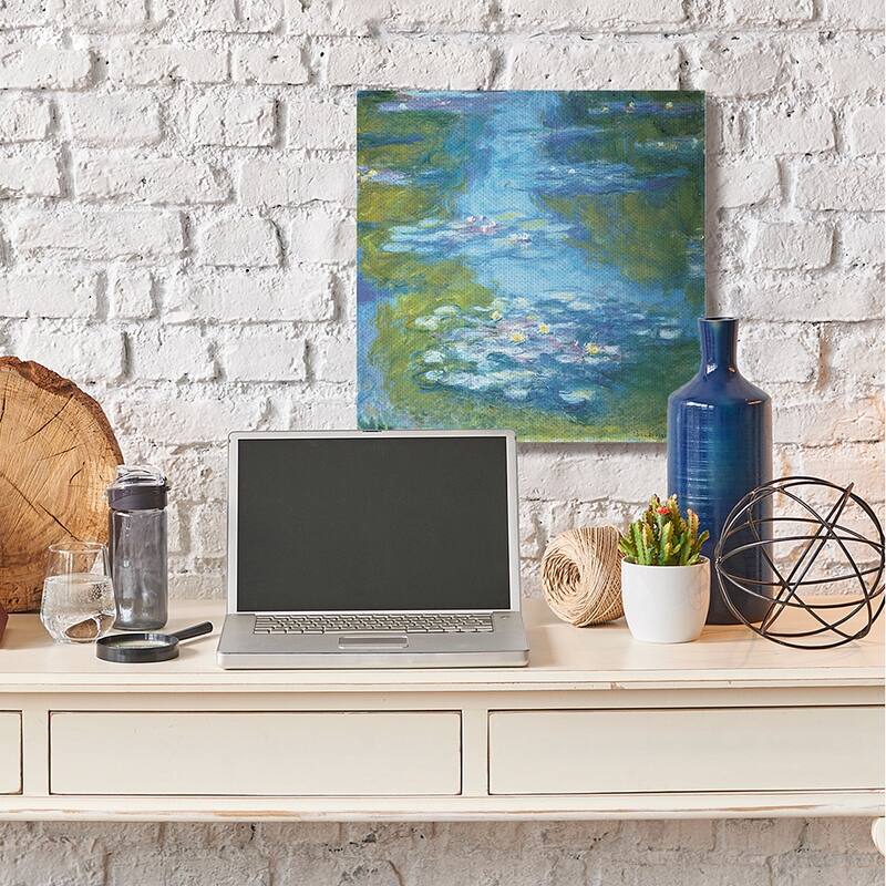 Stupell Classical Water Lilies Painting Detail Traditional Monet Canvas Wall Art