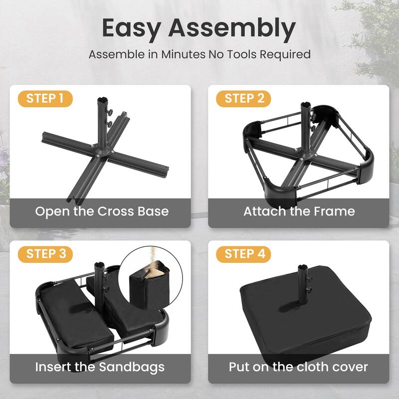 Crestlive Products 15ft Rectangular Double-sided Outdoor Market Umbrella Solar LED Lighted Patio Umbrella