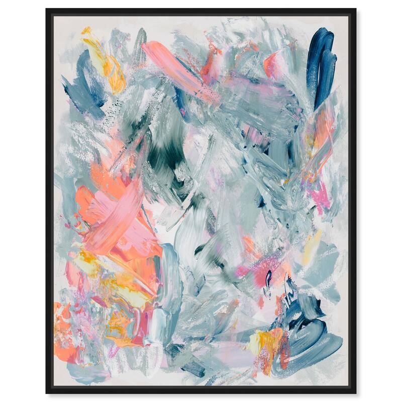 Mark of Creation II Canvas by Art Remedy - 16" x 20" - Black