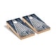 preview thumbnail 1 of 3, Wisconsin Stout Blue Devils Weathered Cornhole Board Set