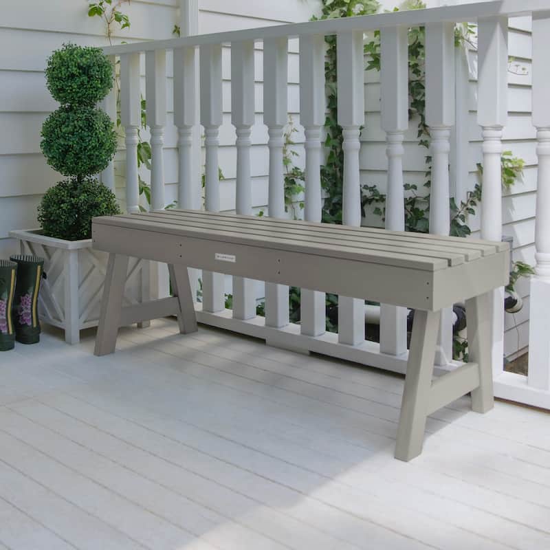 HIGHWOOD Weatherly 4-foot Eco-friendly Synthetic Wood Picnic Bench