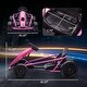 preview thumbnail 5 of 6, High-Speed Kids Electric Go Kart with Safety Belt and Backrest, Up to 8.1 MPH - Pink