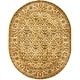 preview thumbnail 89 of 99, SAFAVIEH Handmade Antiquity Manda Traditional Oriental Wool Rug 7'6" x 9'6" Oval - Gold - Oval