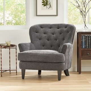 Mya Diamond Tufted Club Chair by Christopher Knight Home
