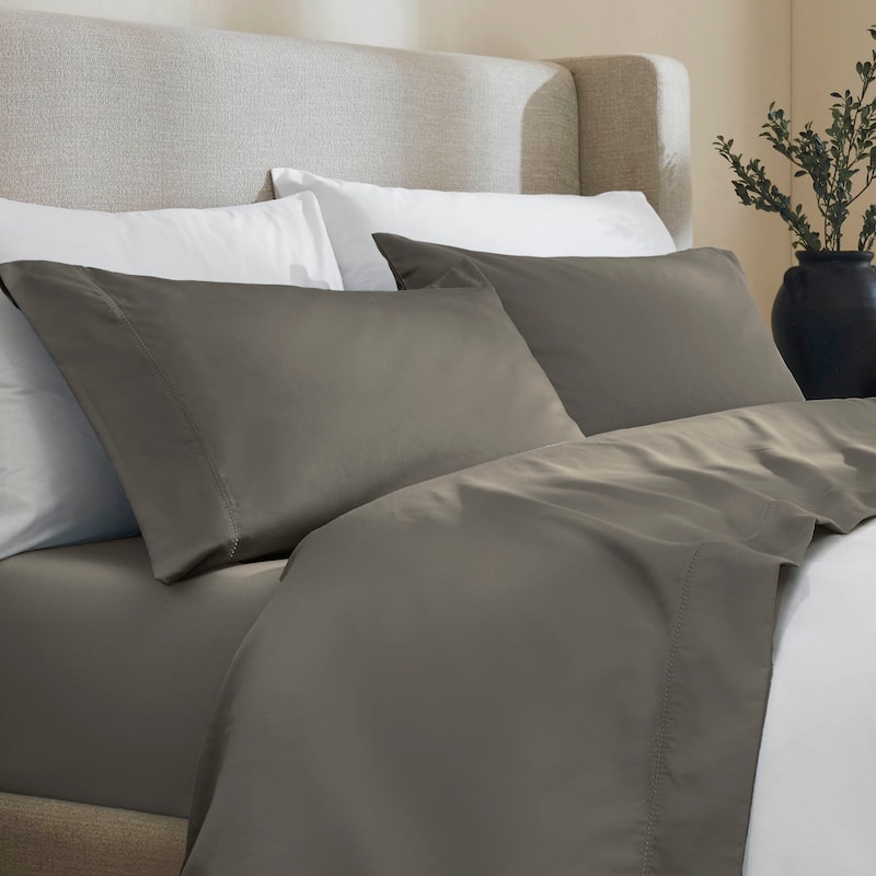 Superior Pandora Cotton Blend Embroidered 600 Thread Count Sheet Set