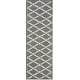 preview thumbnail 71 of 101, SAFAVIEH Handmade Chatham Carlota Modern Moroccan Wool Rug 2'3" x 11' Runner - Dark Grey/Ivory - Runner