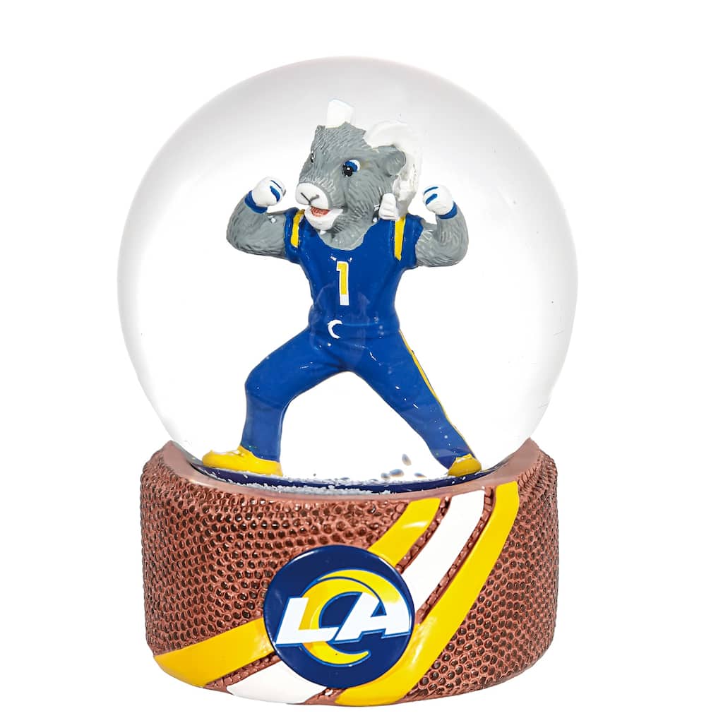 Los Angeles Rams 5 in. Glass Tabletop Snow Globe