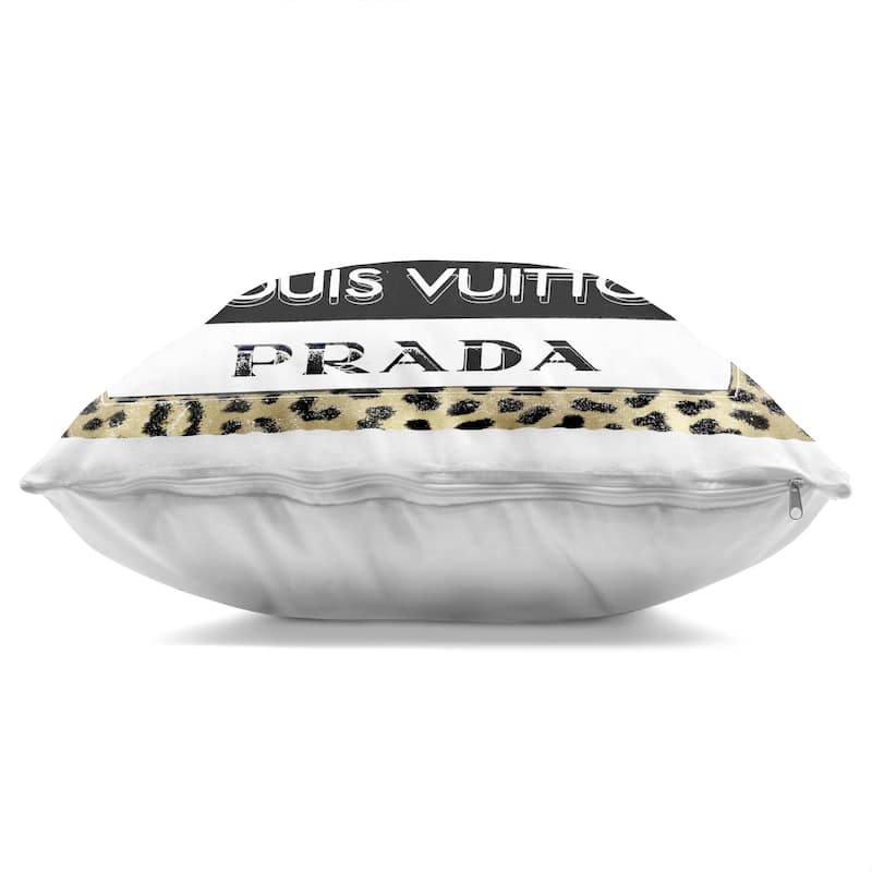 Stupell Glam Heel on Roses Decorative Printed Throw Pillow Design by Madeline Blake