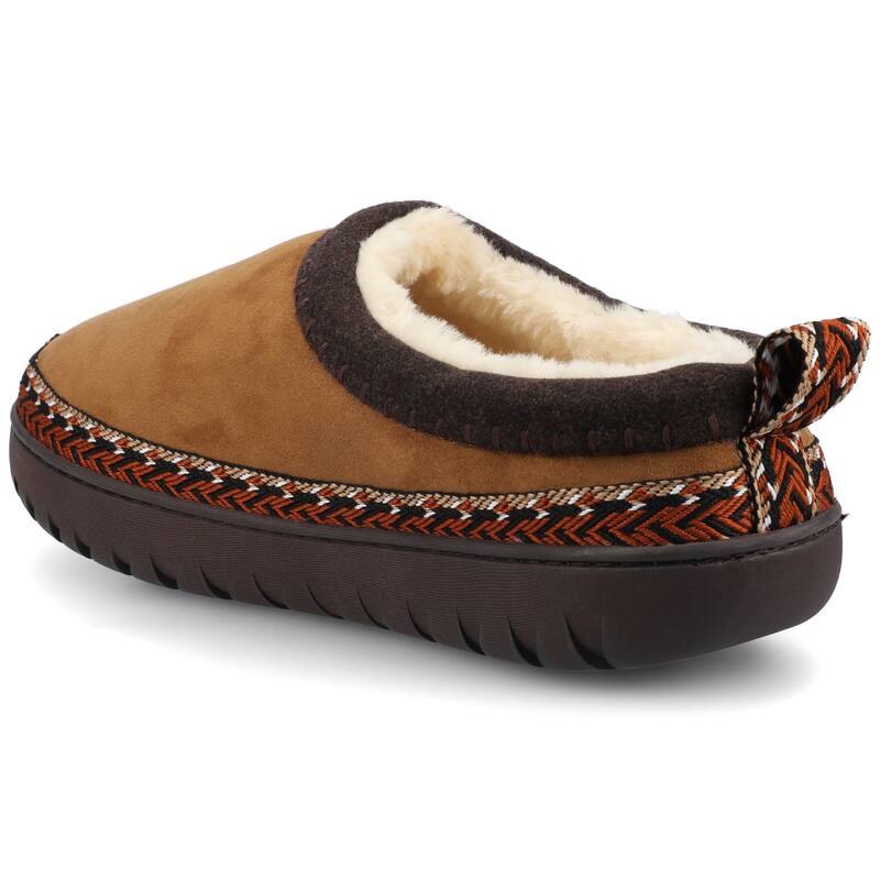 Vance Mens Weller Shearling Clog Slipper