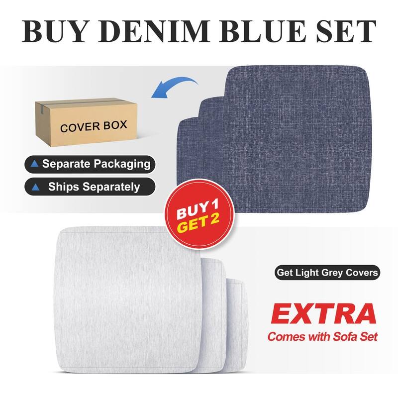 11-Piece Luxury Aluminum Outdoor Furniture Set with Chaise Lounge & Fire Pit Table, 29" Deep Seating Aluminum Patio Sectional