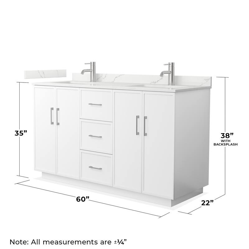 Wyndham Collection WCH7474-60D-QTZ-UNSMXX Elan TK 60" Free Standing
