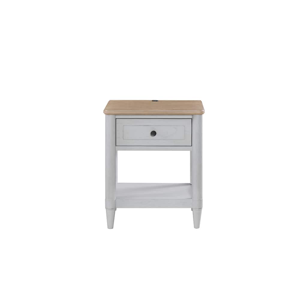 Small Teen Nightstand - Cement and Sand