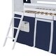 preview thumbnail 14 of 14, Playhouse Design, Impression & Beautiful Wood Bunk Bed with Solid Construction, Full Size, White