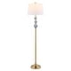 preview thumbnail 5 of 6, Aveiro 62.5" Classic Iron LED Floor Lamp, Transitional Gold with Blue and White by JONATHAN Y