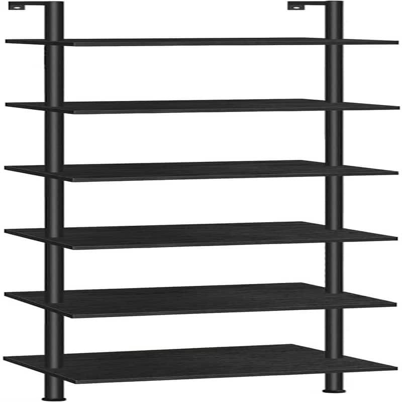 DIY Ladder Shelf - 9.4"D x 15.4"W x 79"H