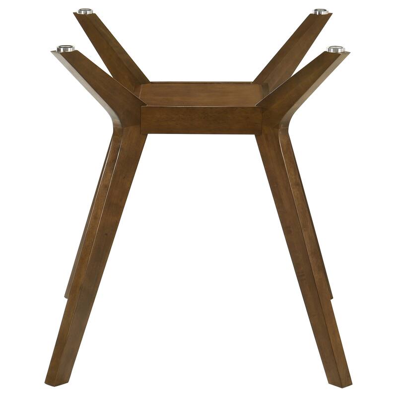 Paxton Square Wood Counter Height Dining Table Base Brown