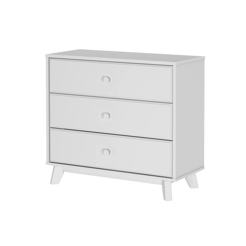 Max and Lily 3-Drawer Solid Wood Dresser