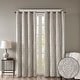 preview thumbnail 22 of 70, SunSmart Mirage Knitted Jacquard Total Blackout Grommet Window Curtain Panel