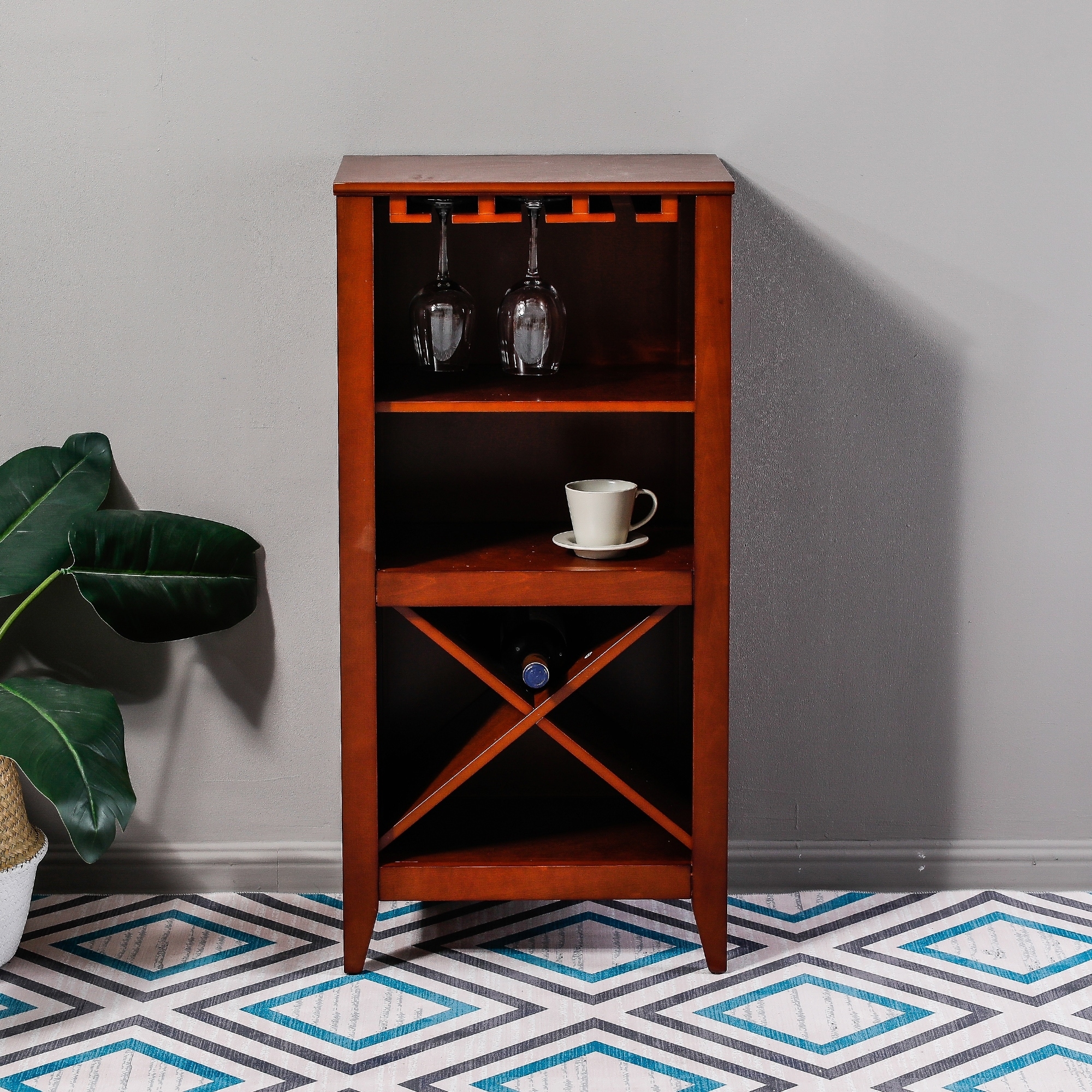 Walnut wine cabinet deals
