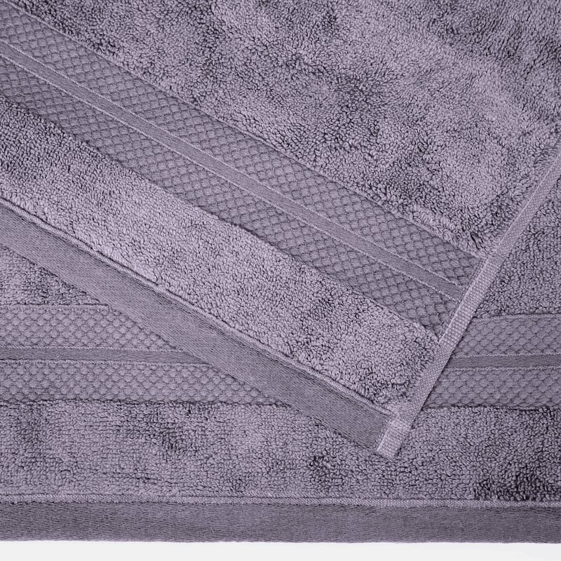Superior Turkish Cotton Solid Heavyweight Bath Sheet Set of 2