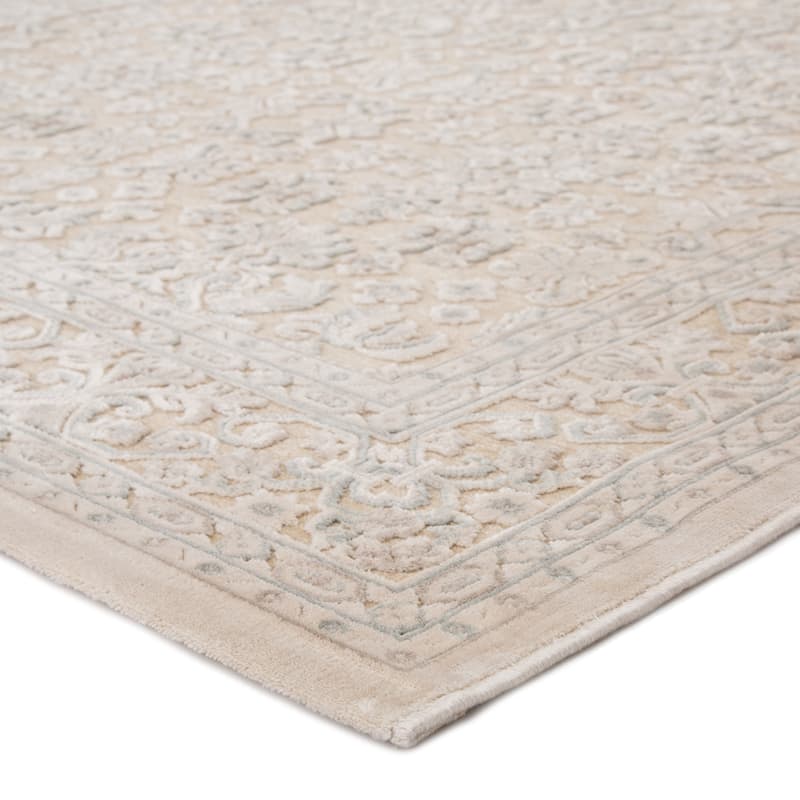 The Curated Nomad Blueberry Butte Damask Area Rug