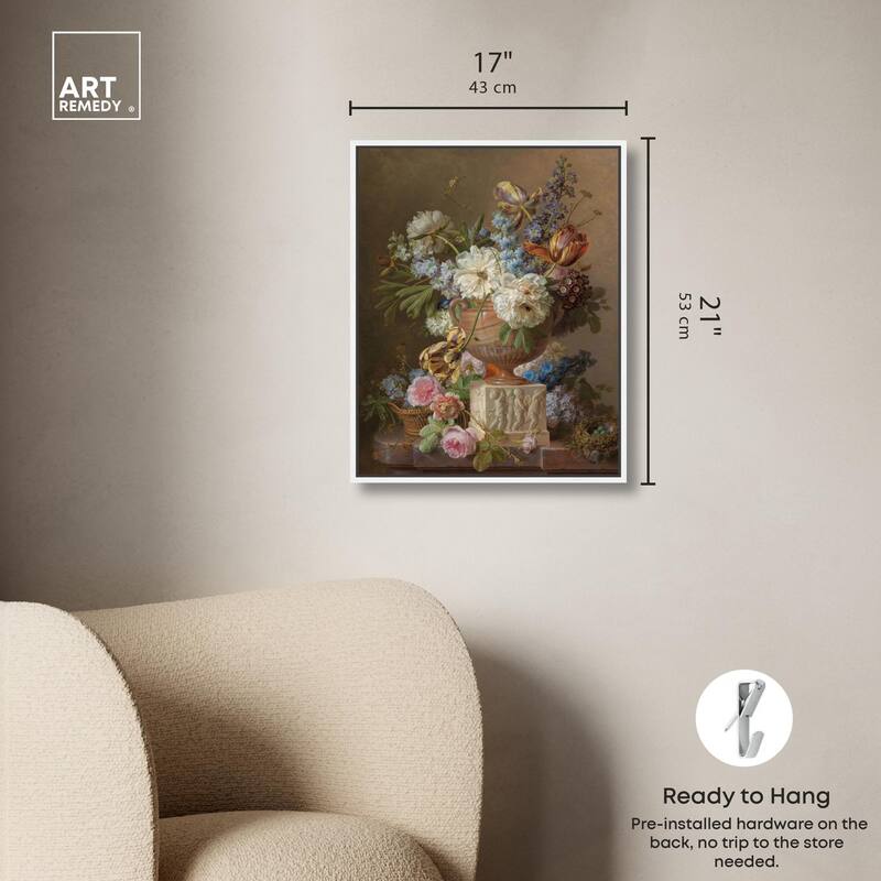 Alabaster Vase 1783 Canvas by Art Remedy