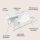 preview thumbnail 107 of 120, JONATHAN Y Aubert 3-Hole Rectangular Ceramic Single Sink Basin Vanity Top