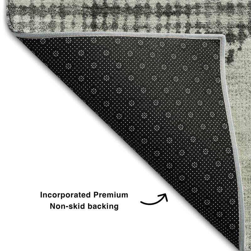 Premium Washable Super Soft Vintage Geo Mayfield Rug