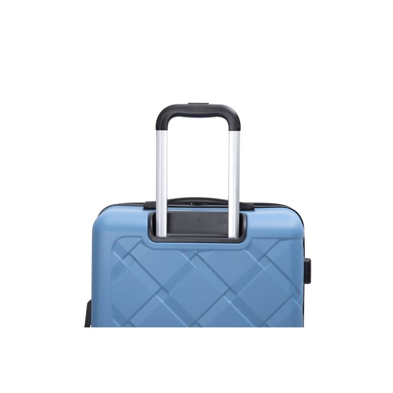 Hardshell Suitcase with Spinner Wheels ABS Luggage Sets Lightweight Durable Suitcase