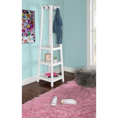 Helena White Coat Rack
