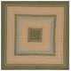 preview thumbnail 17 of 73, SAFAVIEH Handmade Braided Jemima Country Rug 6' Square - Brown/Dark Green