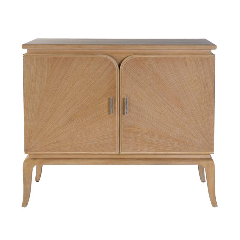 Karolina 40 in. W Wood 2 Door Accent Cabinet with Interior Shelves
