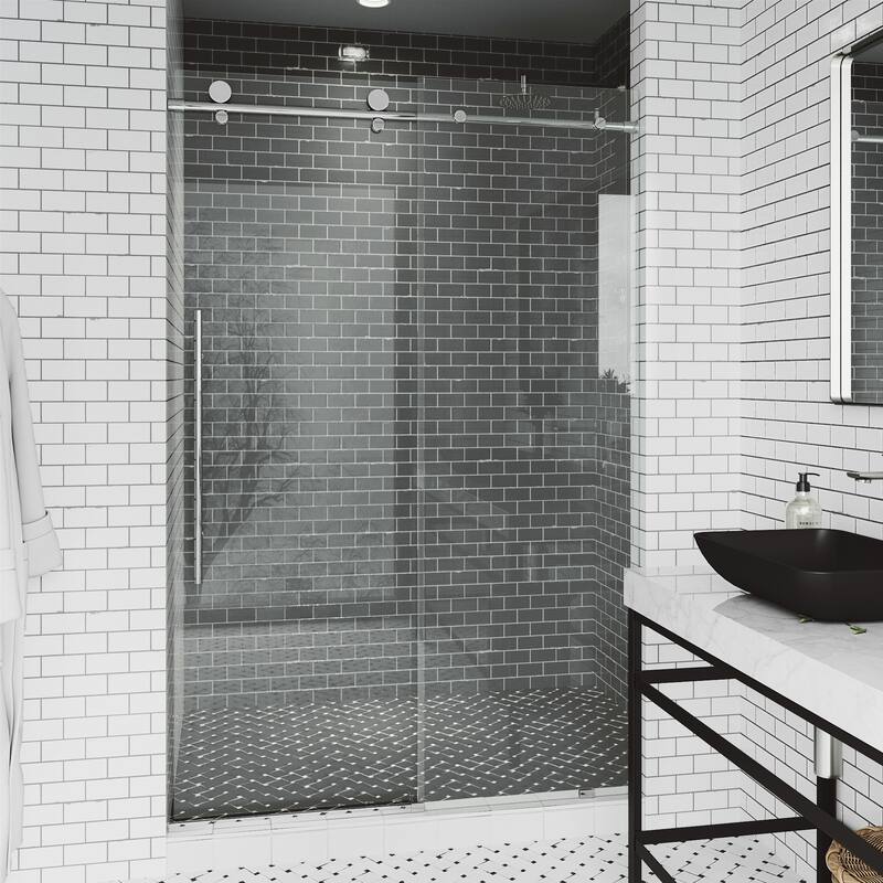 VIGO Elan E-Class Frameless Sliding Shower Door