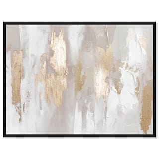 In Golden Brilliance Abstract Wall Art Canvas Print by Art Remedy