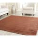 SAFAVIEH Handmade Himalaya Kaley Modern Wool Rug - 6' x 6' Square - Brown