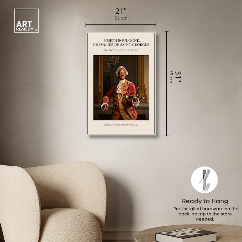 Noble Virtuosity Canvas by Art Remedy