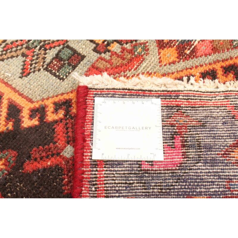 ECARPETGALLERY Hand-knotted Andelz Dark Red Wool Rug - 3'9 x 6'8