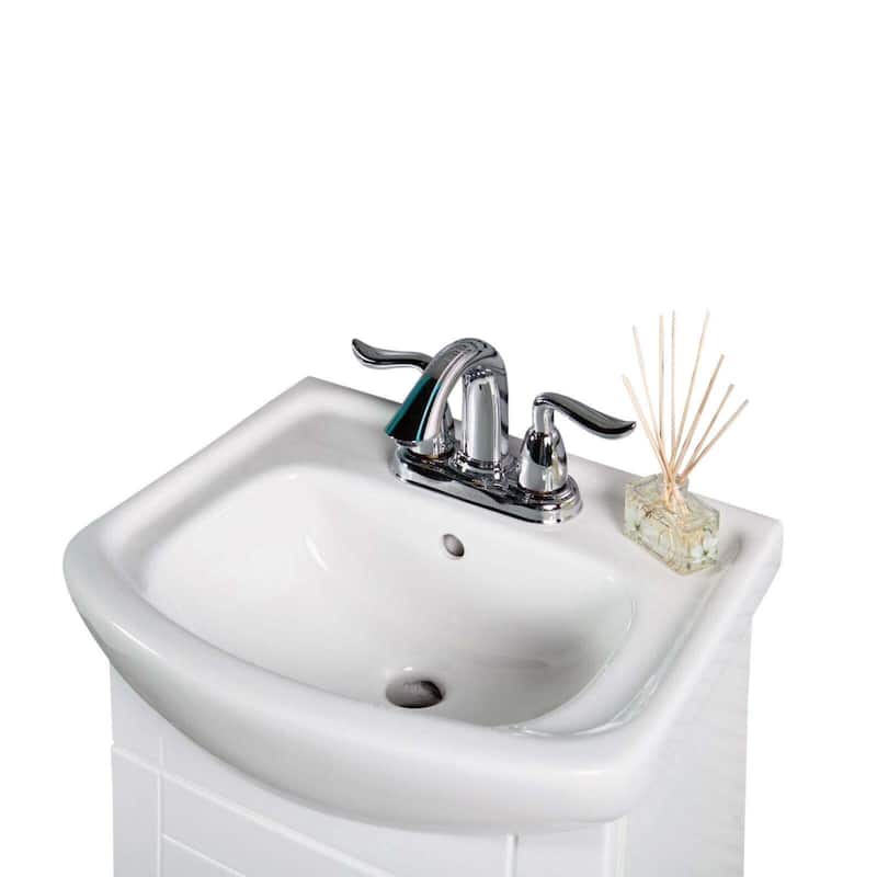Fine Fixtures Petite 16-inch Bathroom Vanity with Vitreous China Sink Top
