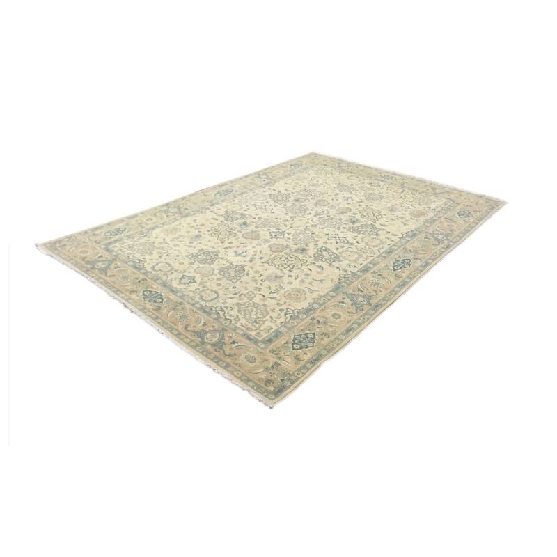 Noori Rug Ankara Laila Ivory/Peach Rug 6'1" x 9'0" Bed Bath