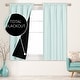 preview thumbnail 62 of 117, Deconovo 100% Full Blackout Double-Layer Rod Pocket Curtains (2 Panels)