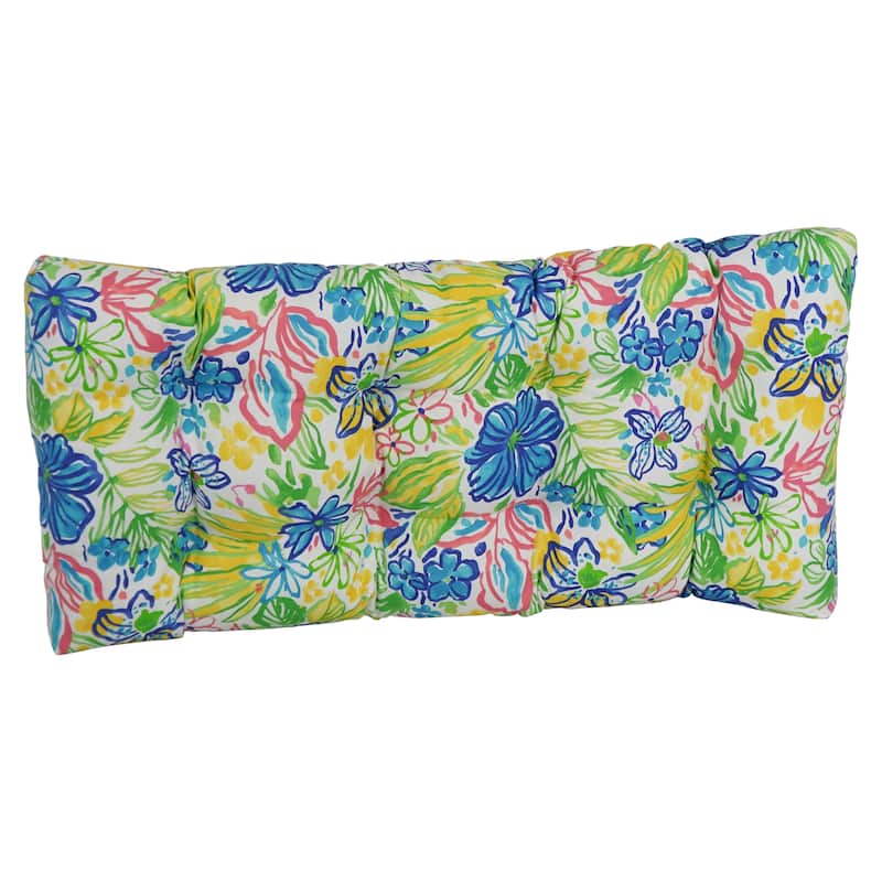 42-inch by 19-inch Tufted Indoor/Outdoor Loveseat/Bench Cushion - 19" x 42"