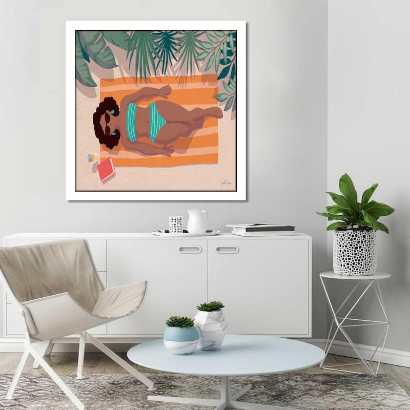 "Beach Babes III (Square)" Print on Acrylic