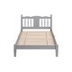preview thumbnail 8 of 19, Twin Bed with Column-Decoration Headboard, with Bed Slats