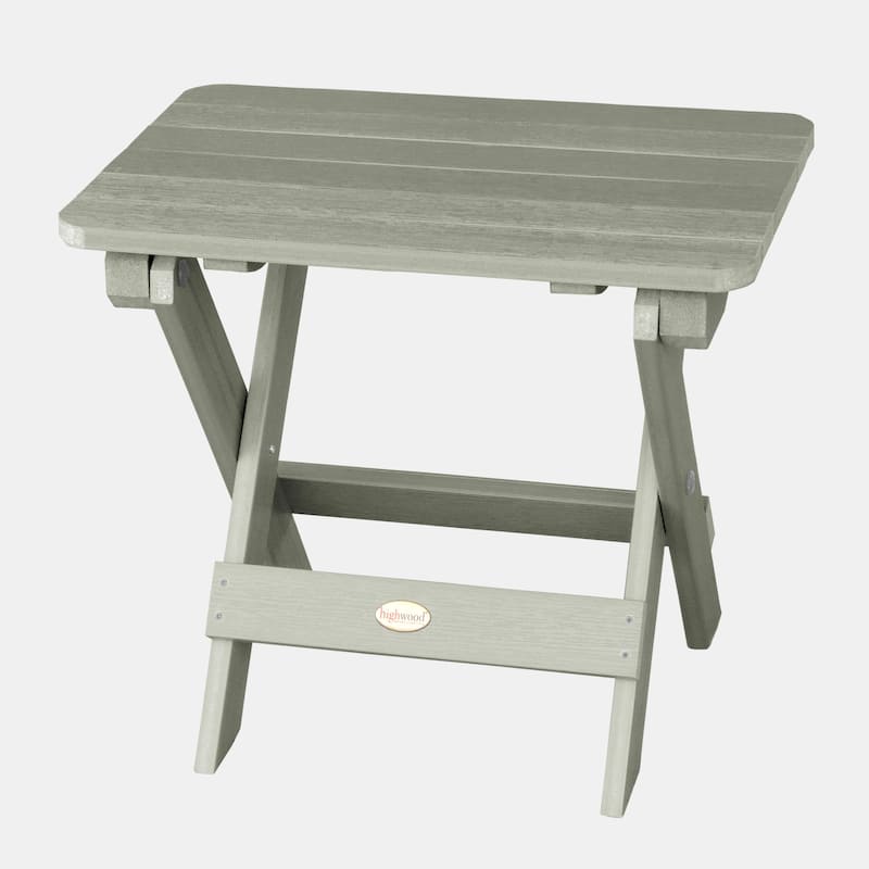 HIGHWOOD Outdoor Folding Adirondack Table - Eucalyptus