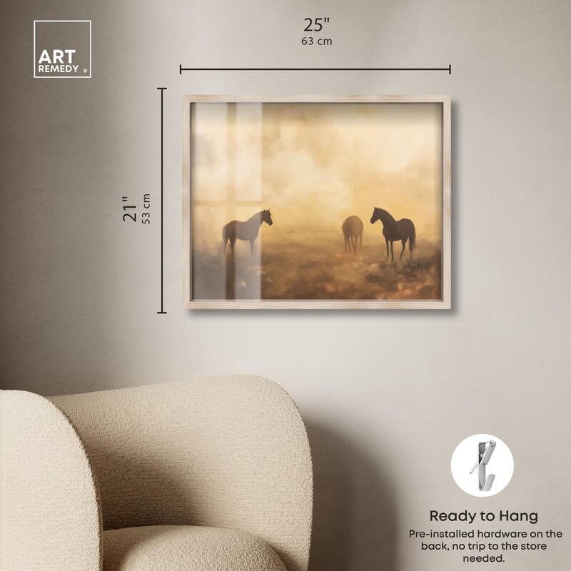 Equine Trio Shadowbox by Art Remedy