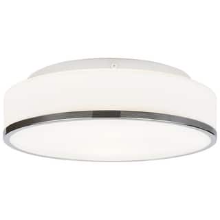 Access Lighting Aero - (m) Dimmable LED -Flush Mount - Chrome - Opal